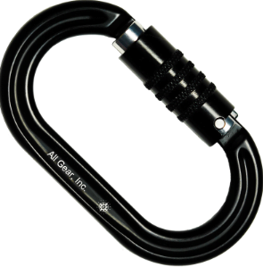 Black Climbing Carabiner