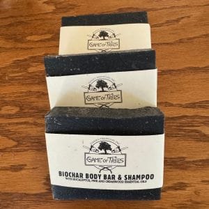 Biochar Body Bar and Shampoo 3 Count